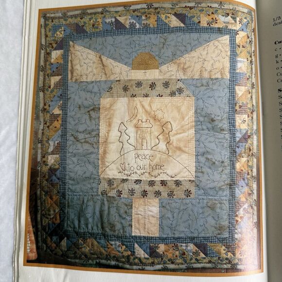 Vtg 90s Be It Ever So Humble Chery Saffiote Quilt Pattern Book Primitive Country - Picture 9 of 11